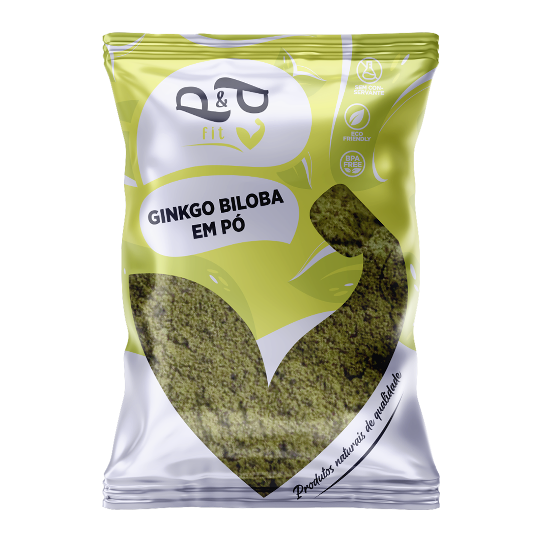 Ginkgo Biloba em Pó - - P&P